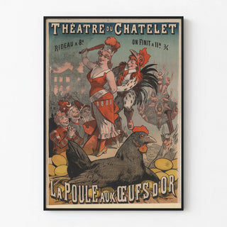 Vintage Poster The Hen with the Golden Eggs - Châtelet Theatre