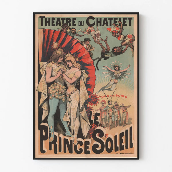 Vintage Poster Théâtre du Châtelet Le Prince Soleil - Artistic Wall Decoration
