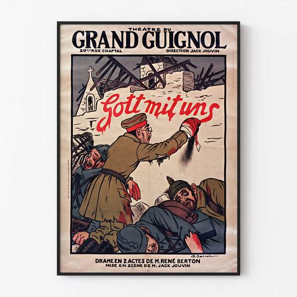Poster of the Grand Guignol Theater - Gott mit uns, drama in 2 acts