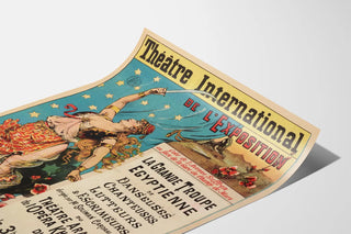 International Exhibition Theater Poster - Great Egyptian Troupe