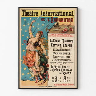 International Exhibition Theater Poster - Great Egyptian Troupe