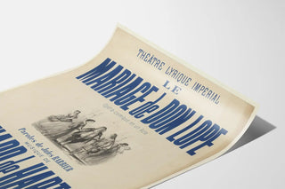 Vintage Poster of the Lyric Theatre - The Marriage of Don Lope