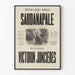 Imperial Lyric Theatre Poster Sardanapale Victorin Joncières