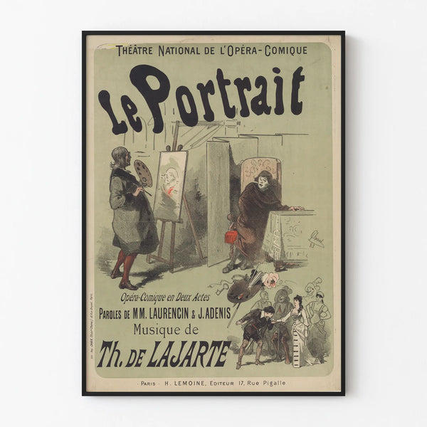 Vintage Poster of the National Opera Theatre - The Portrait