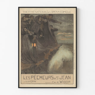 Poster of the National Opera-Comique Theatre The Fishermen of Saint John