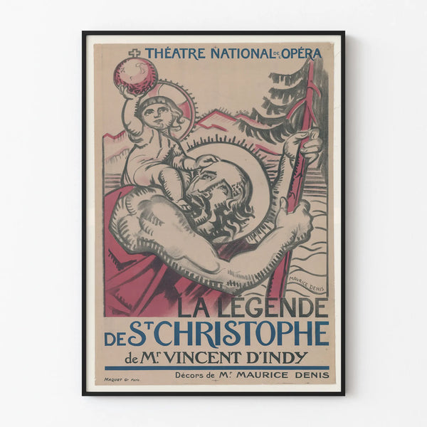 Poster of the National Opera Theatre: The Legend of Saint Christopher