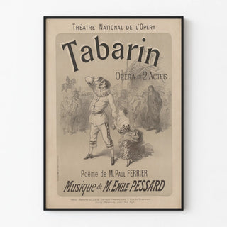 Vintage Poster of the National Opera Theatre Tabarin