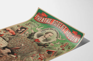 Vintage Poster of the Robert-Houdin Theatre - Classic Magic and Prestidigitation