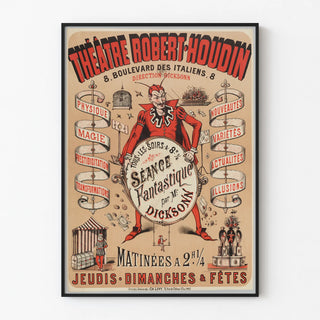 Vintage Poster of the Robert-Houdin Theater Fantasy Show
