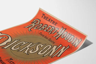 Vintage Poster Théâtre Robert-Houdin Dicksonn
