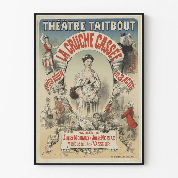 Poster Théâtre La Cruche Cassée - Opéra Bouffe en 3 Actes