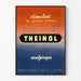 Vintage poster THEINOL stimulant and analgesic