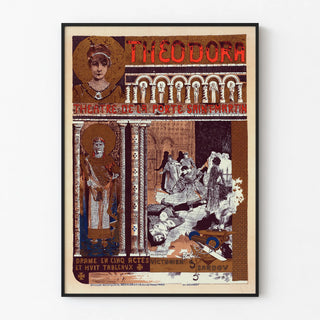 Vintage Theodora Theater Poster at Porte Saint-Martin