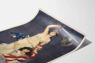 Vintage American campaign poster for aid to the Near East 1918