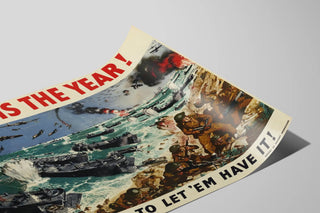 Military Propaganda Poster - This Is The Year — artwork view