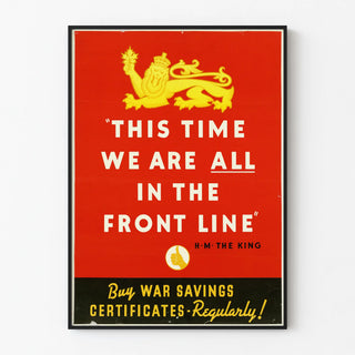 Vintage patriotic poster encouraging the purchase of war certificates
