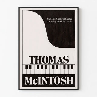 Thomas McIntosh Concert Poster at the National Cultural Center 1984