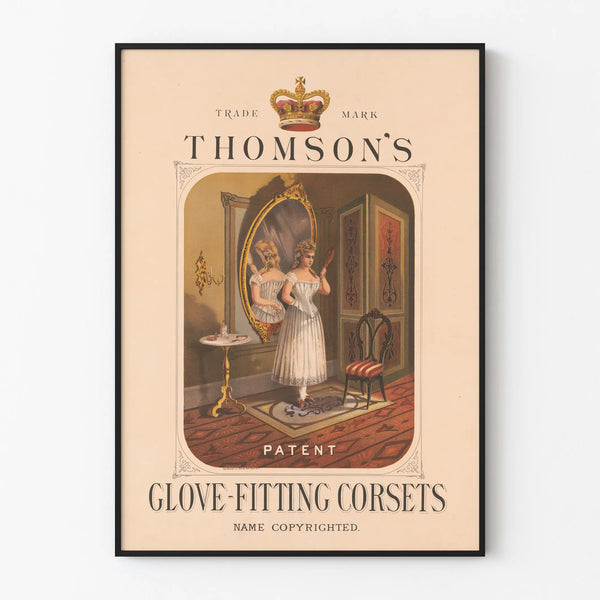Vintage Corsets Thomson's Poster for Wall Decoration