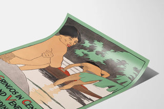 Vintage Poster of a Journey through Central America and Venezuela