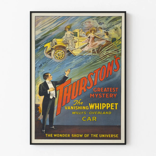 Vintage Poster Theatrical Mystery Thurston Whippet Willys-Overland