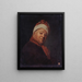 Portrait painting of the artist Étienne Jeaurat 1699-1789 - Étienne Aubry — framed artwork on a wall