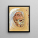 Study for the central figure of the painting The Procession - Étienne Dinet — framed artwork on a wall