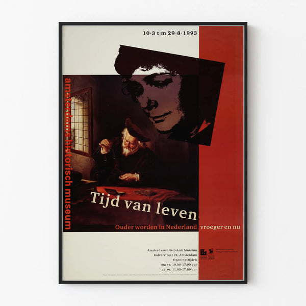Artistic poster 'Tijd van leven' for wall decoration