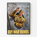 Vintage military poster - Till We Meet Again Buy War Bonds
