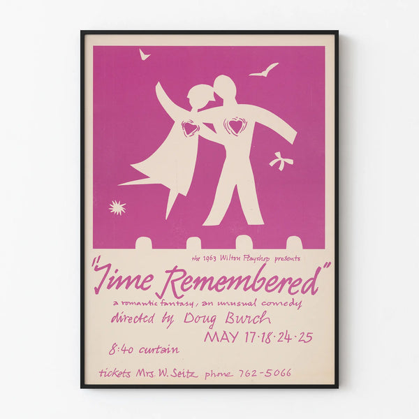 Poster Time Remembered - Vintage Romantic Wall Decoration