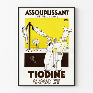 Vintage Poster Tiodine Fabric Softener for Hard Fabrics