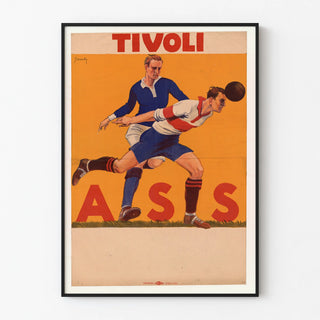 Vintage Football Poster Tivoli AS Strasbourg