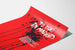 Poster To Die in Madrid in red and black graphic style