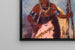 Reproduction of the painting Notch-ee-nng-a No Heart Called White Cloud Chef de la tribu - George Catlin