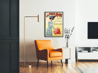 Vintage Poster of Summer Toilets at Place Clichy, Paris