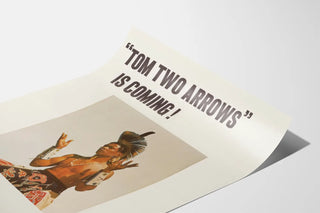 Decorative Poster Tom Two Arrows in Traditional Attire