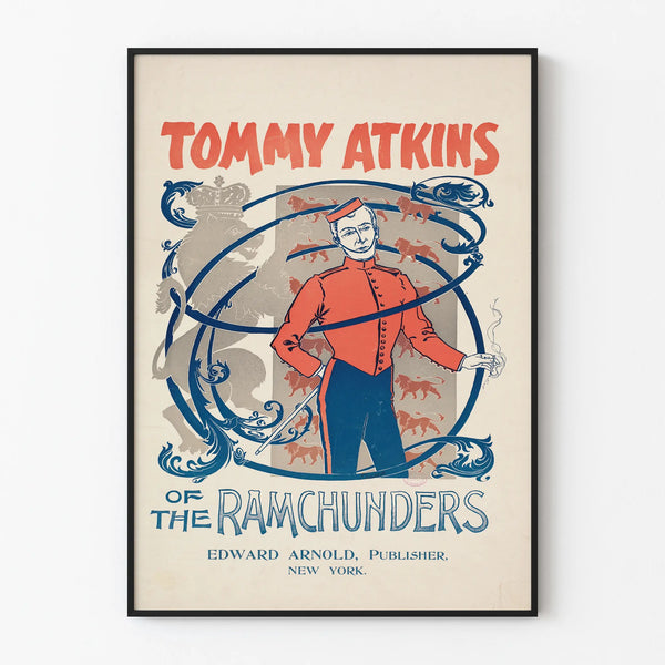 Vintage Poster Tommy Atkins of the Ramchunders - Original Wall Decoration