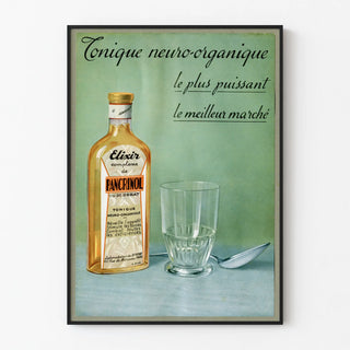 Vintage Poster Elixir Pancrinol Neuro-Organic Tonic