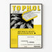 Vintage advertising poster TOPHOL medications for arthritic conditions