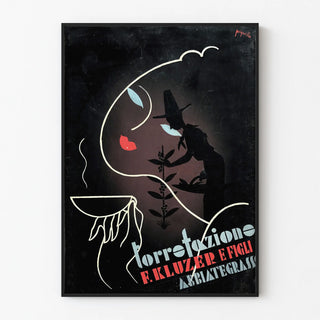 Vintage Poster Torrefazione F. Kluzer e Figli Abbiategrasso