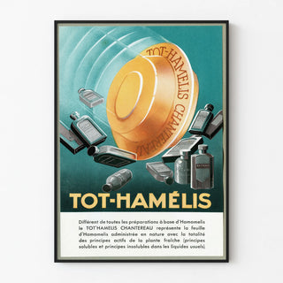 Vintage Advertising Poster TOT-HAMÉLIS Chanterreau