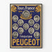 Vintage Poster of the 1914 Tour de France Peugeot Team