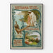 Vintage tourism poster Sistiana beaches and marine cures