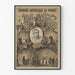 Vintage Poster of the Artistic Tour The Natural Son by Alexandre Dumas fils