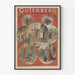 Historical Decorative Poster on Gutenberg - Artistic Tour Poster in 5 Acts