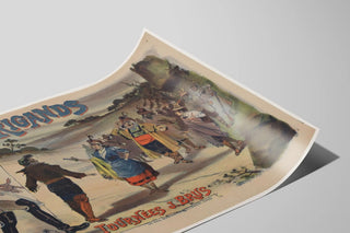 Vintage poster Les Brigands - Tournées J. Brus — artwork view
