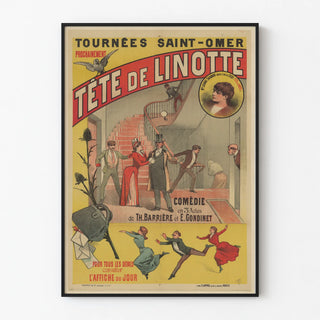 Vintage Poster Saint-Omer Tours - Tête de Linotte