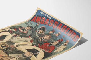 Vintage Poster Ambassadeurs Nos Généraux by H. Plessis