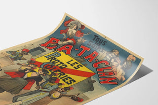 Vintage Poster for Ba-Ta-Clan Revue in 6 Scenes