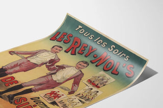 Vintage poster Les Rey-Nol's Duo Fin de Siècle