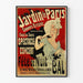 Vintage Poster of Paris Garden for Spectacle and Concert